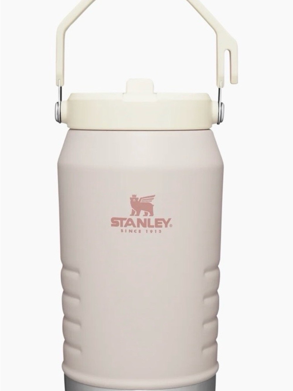 Stanley Cream & Blush Insulated Water Bottle with Carry Handle